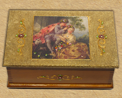 Lovers - Romantic design jewelry box