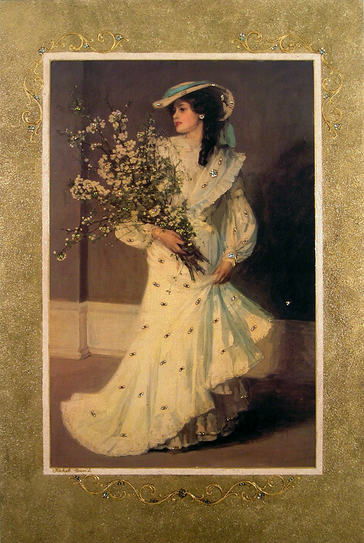 Victorian bride L-22 60X90cm