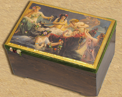 Victorian Treasure jewelry box TJB2