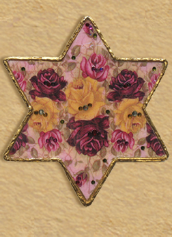 Romantic design Star of David